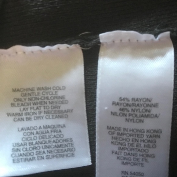 Jones New York - Lady brown rayon s/less top, M - Picture 4 of 4